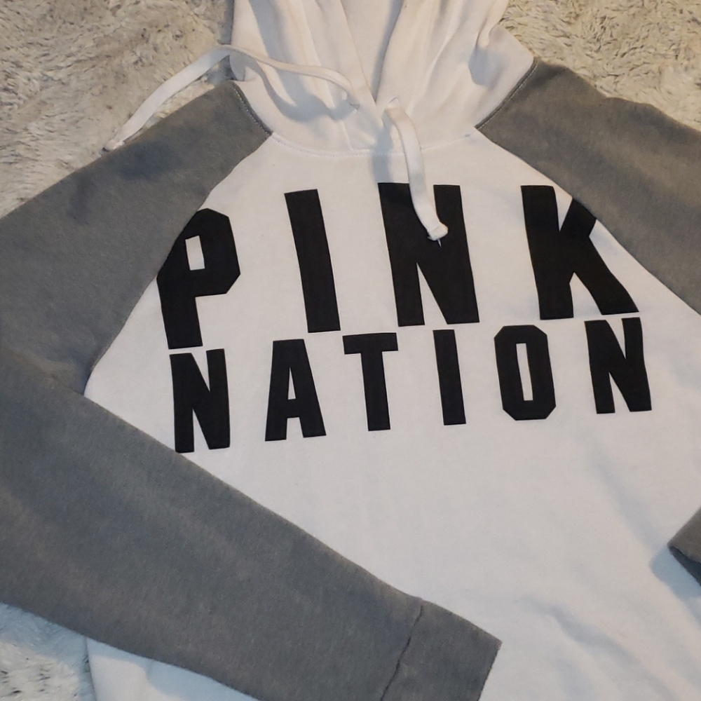 Pink Victoria Secret Crop Sweater - Picture 5 of 9